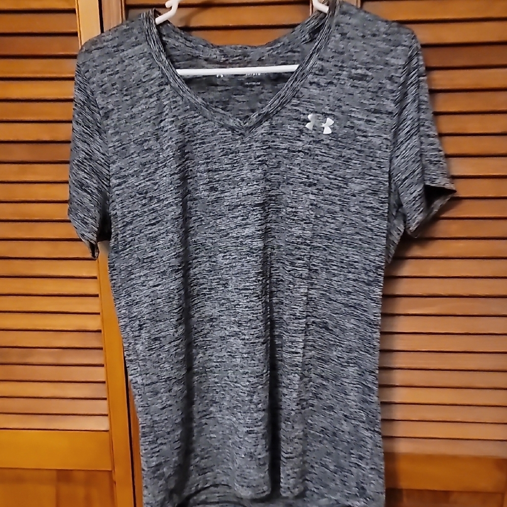 Under Armour Gray V-Neck T-Shirt